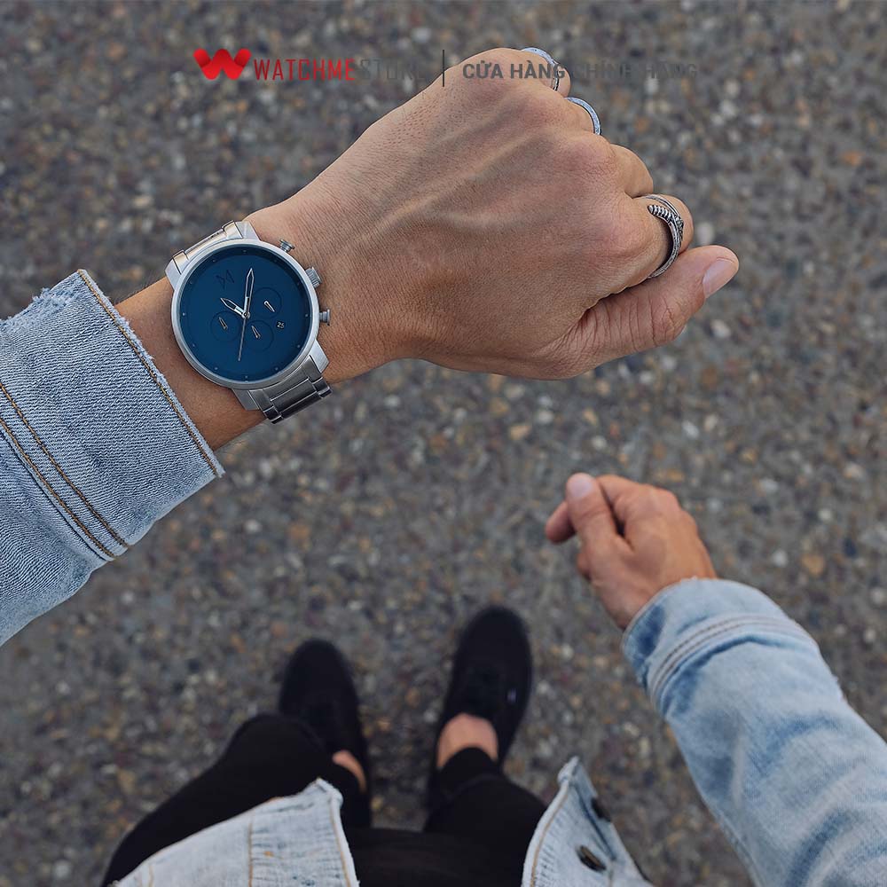 Đồng hồ Nam MVMT dây thép không gỉ 45mm - D-MC01-SBLU