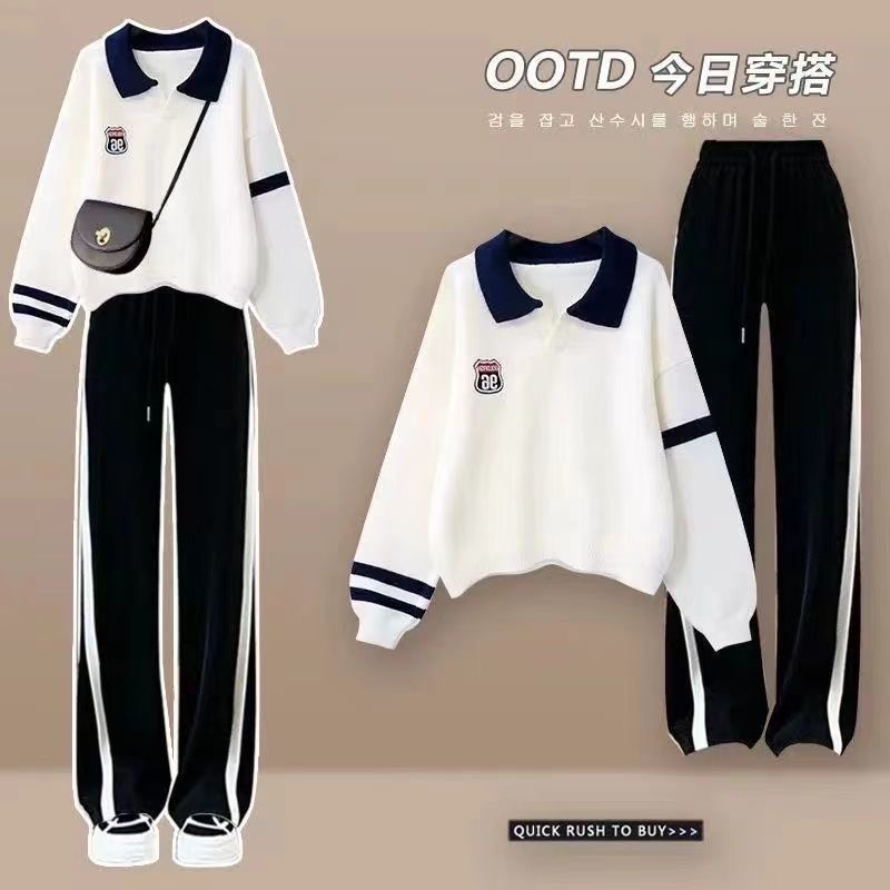 Ch t L Ng cao B thao N 2022 bộ Áo sweater thể thao Phong Cách Trẻ Trung Mùa Thu Cho nữ