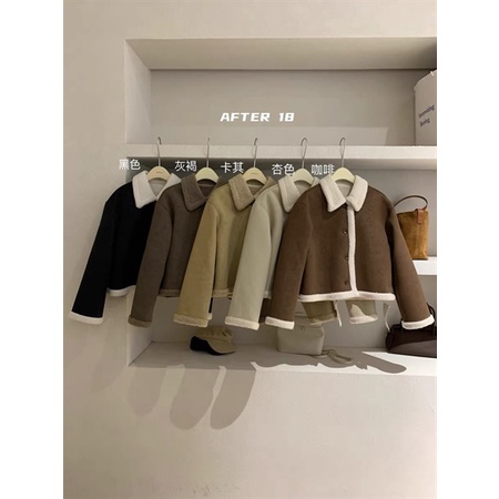 2530 ÁO DA LỘN LÓT LÔNG CỪU TOMORROW