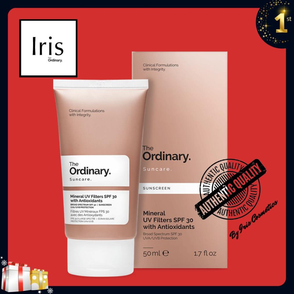 Kem chống nắng - Mineral UV Filters SPF 30 with Antioxidants