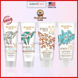 Kem chống nắng nâng tone kiềm dầu australian gold - botanical spf 50 face lotion