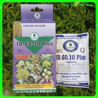 Phân Bón Lá Siêu Lân NPK DG60 A.SE.DO 10-60-10 - Gói 250g