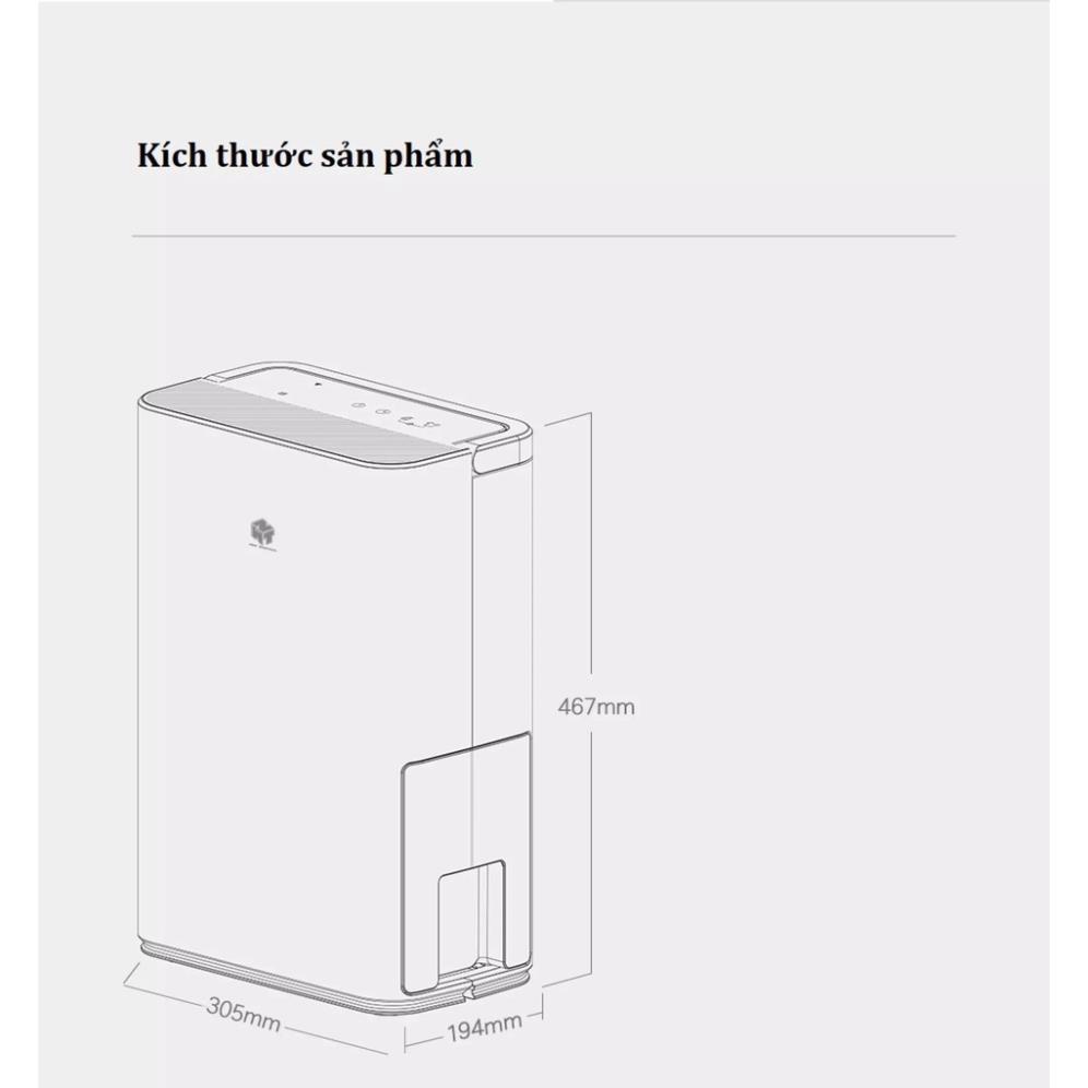 Máy hút ẩm NWT New Widetech 12L / 18L / 30L - Dùng app Mihome - Minh Tín Shop