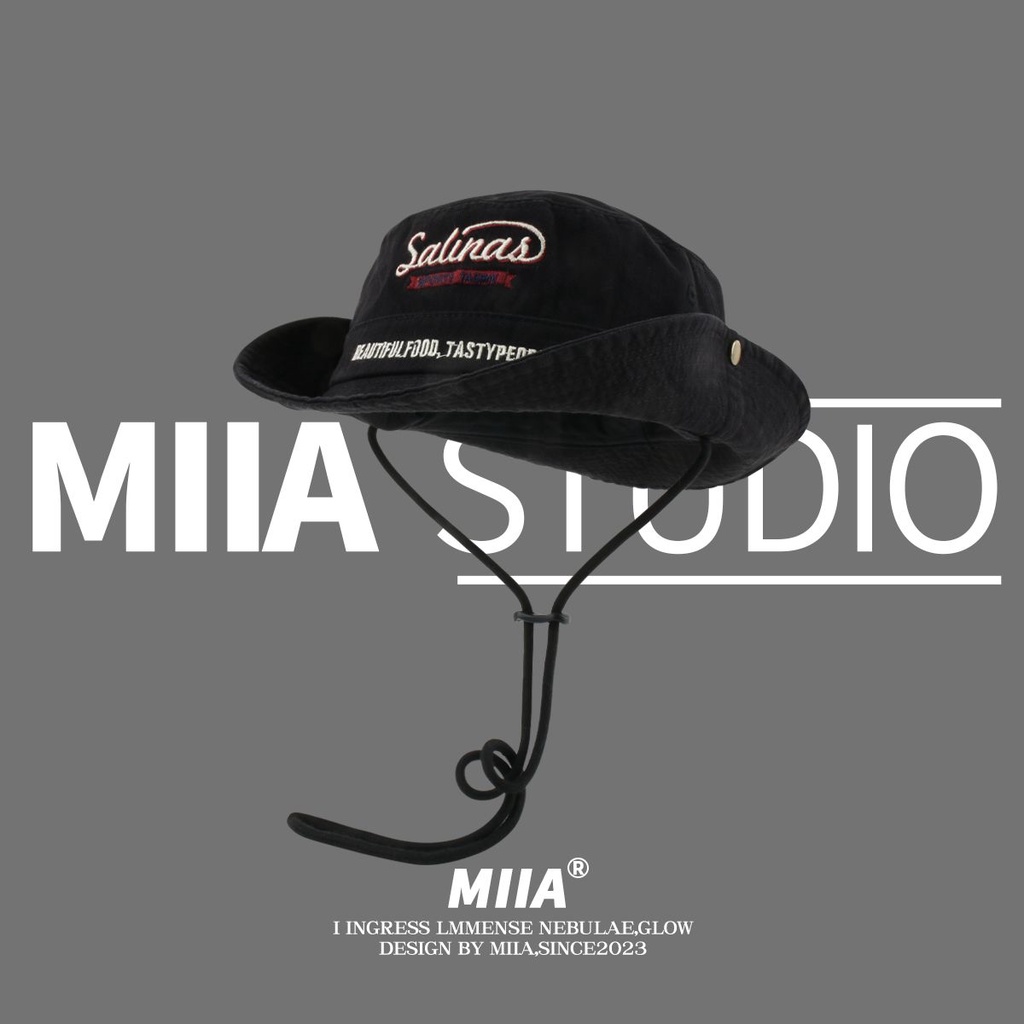 Nón Tai Bèo Vải Kaki Phối Ren Phong Cách Nhật Bản Dành Cho Nữ