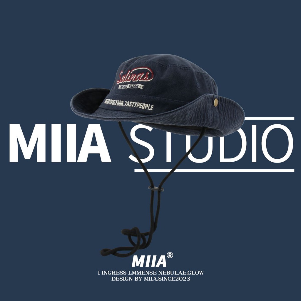 Nón Tai Bèo Vải Kaki Phối Ren Phong Cách Nhật Bản Dành Cho Nữ