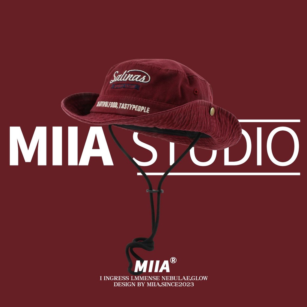 Nón Tai Bèo Vải Kaki Phối Ren Phong Cách Nhật Bản Dành Cho Nữ