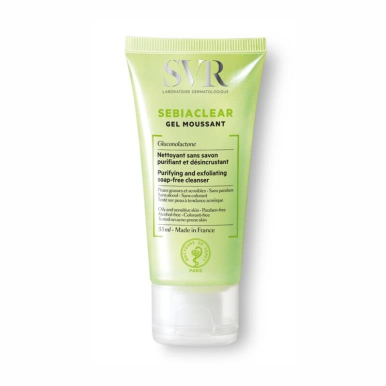 Sữa Rửa Mặt SVR Cho Da Dầu Mụn - SVR Sebiaclear Gel Moussant
