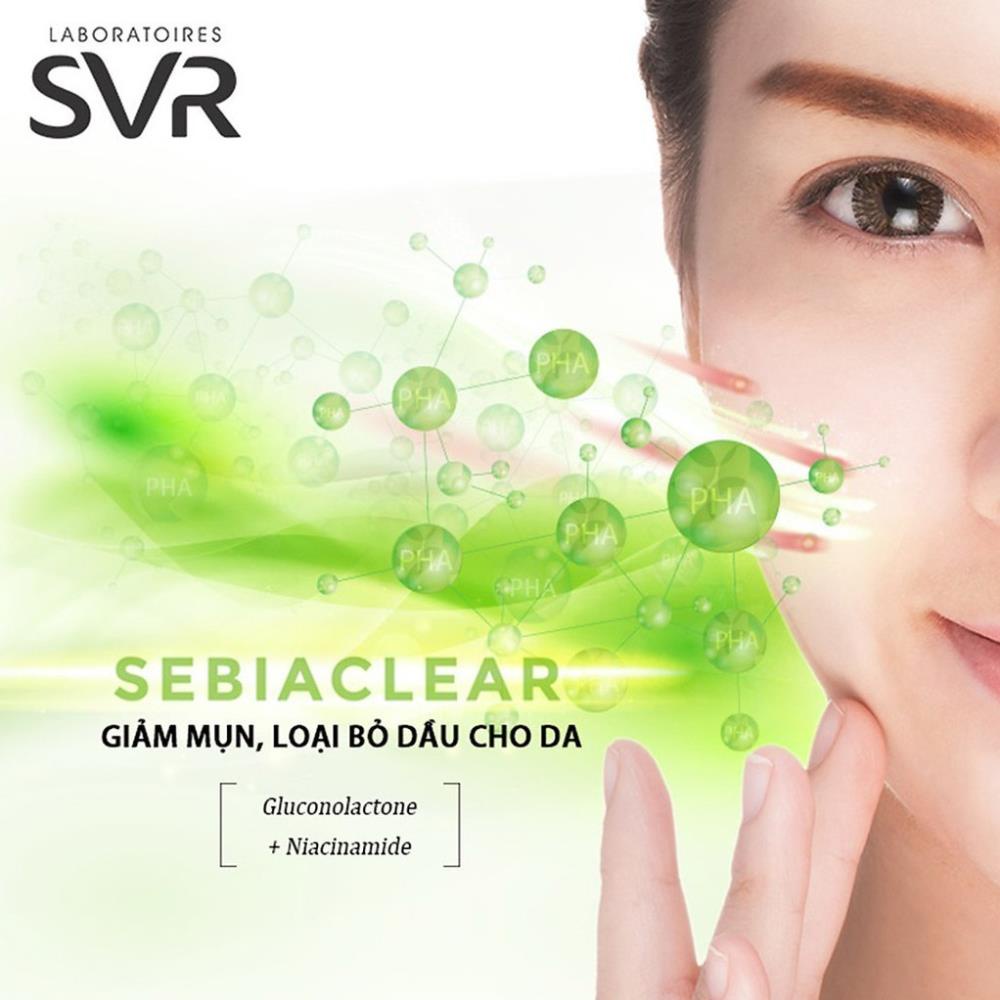 Sữa Rửa Mặt SVR Cho Da Dầu Mụn - SVR Sebiaclear Gel Moussant