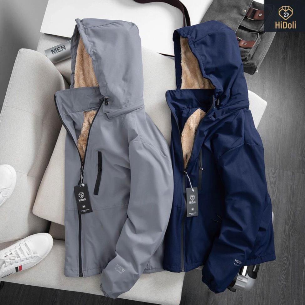 Áo gió lót lông nam, Áo khoác gió LÓT LÔNG cừu tráng bạc chống nước dành cho cả nam và nữ - Trend Fashion