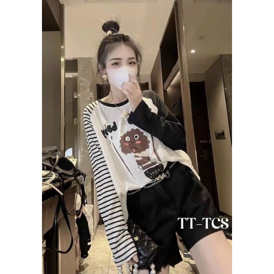 Áo thun giấy Quảng Châu kèm ảnh thật