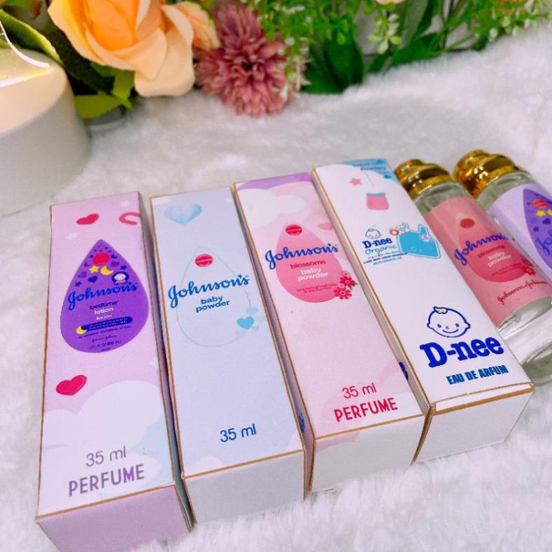 Nước Hoa Thái Lan Hương Phấn Em Bé Lưu Hương Lâu 10 -12 Tiếng Hương Sữa Tắm Nước Xả Vải Mùi Dịu Nhẹ