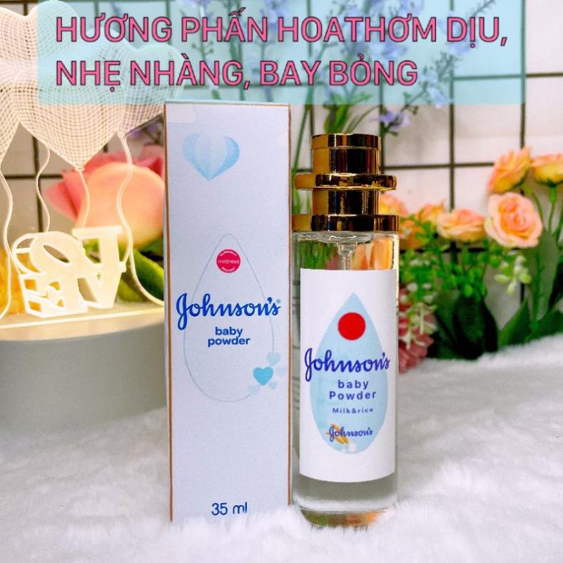 Nước Hoa Thái Lan Hương Phấn Em Bé Lưu Hương Lâu 10 -12 Tiếng Hương Sữa Tắm Nước Xả Vải Mùi Dịu Nhẹ