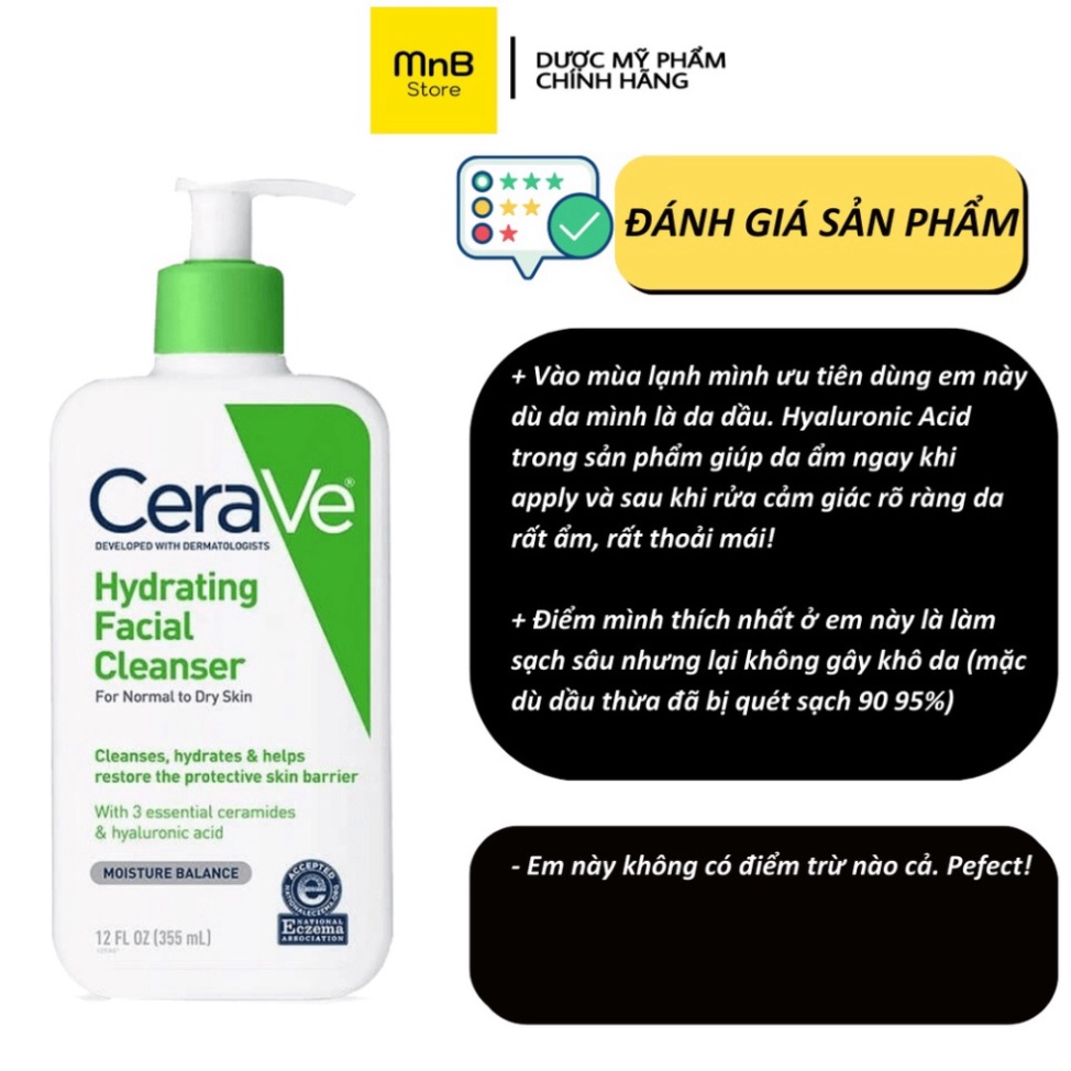 Sữa rửa mặt cerave foaming facial cleanser cho da dầu mụn nhạy cảm 236ml TPR Beauty