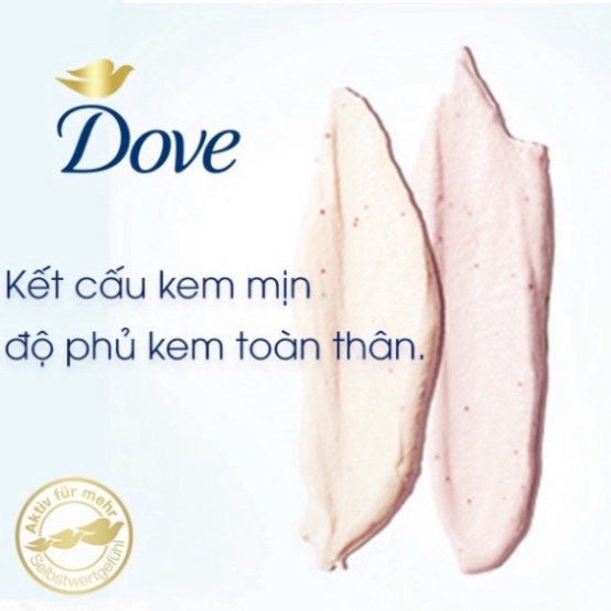 Kem Tẩy Tế Bào Chết Body Dove Chăm Da Sáng Mịn, Giữ Ẩm, Dưỡng Trắng 225ML Bản Đức - NEDEVI MALL x78 CT96 TPR Beauty
