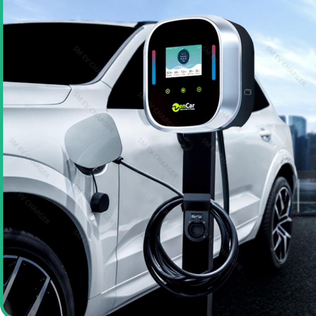 ZENCAR - Sạc 11-22KW cho xe điện Vinfast Volvo Kia Huyndai chuẩn TYPE 2 - Bộ Sạc Treo Tường Tại Nhà - SMEV - Chính Hãng