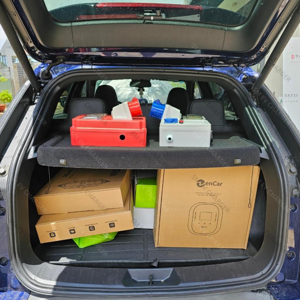 ZENCAR - Sạc 11-22KW cho xe điện Vinfast Volvo Kia Huyndai chuẩn TYPE 2 - Bộ Sạc Treo Tường Tại Nhà - SMEV - Chính Hãng