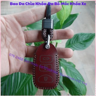 Bao Da Hyundai Avante,Hyundai Santafe đời cũ, Bao da chìa khóa da bò thật bảo hành 2 năm