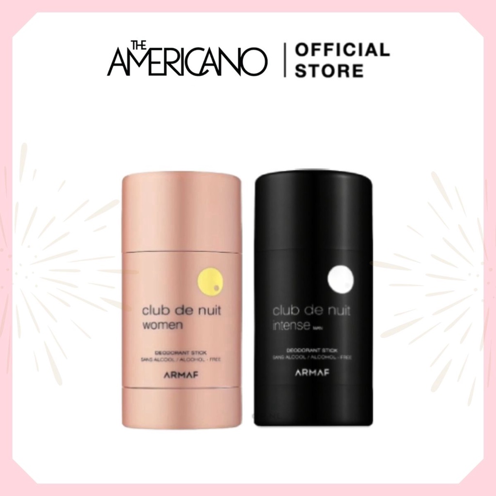 𝐀𝐅𝐍𝐀𝐌 - Lăn khử mùi + xịt thơm hương nước hoa quyến rũ Club de Nuit 75gr Fullbox