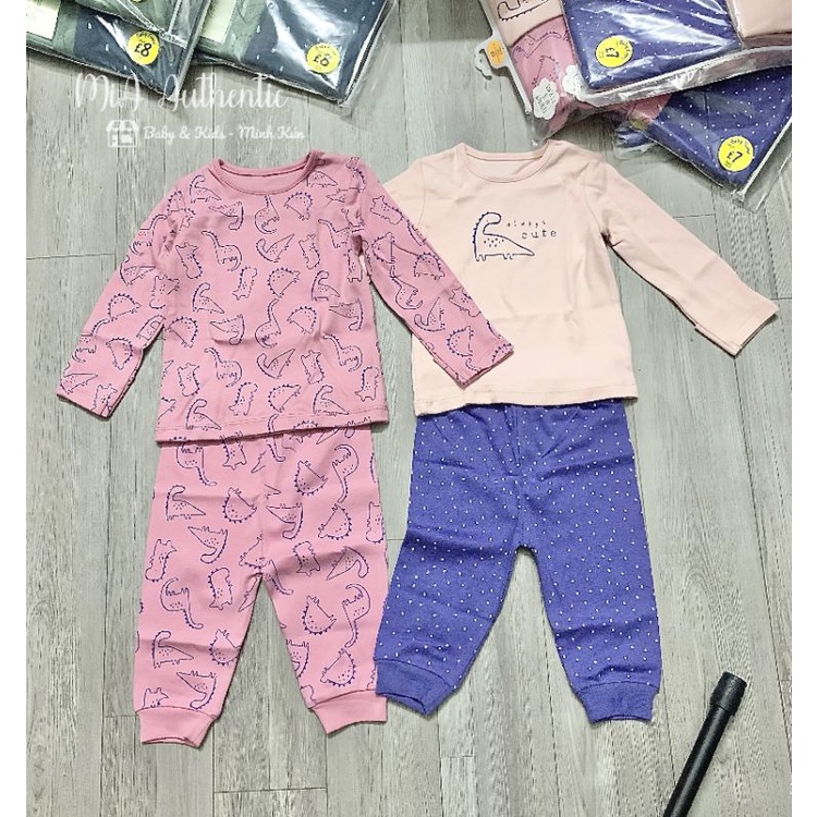 Set 2 bộ đồ thun mỏng bé trai/bé gái thu đông George UK