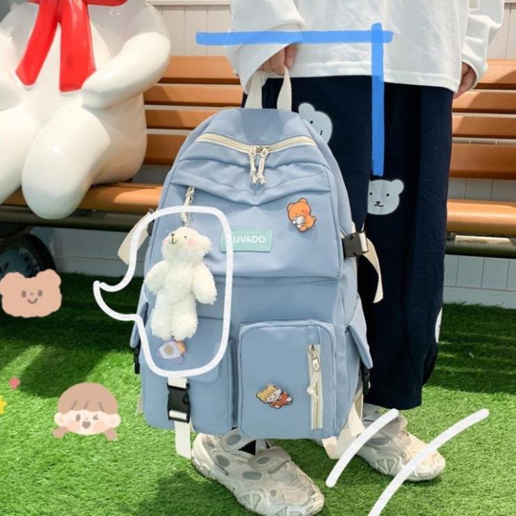 Balo nữ đi học thiết kế nhiều ngăn thời trang ulzzang cao cấp BL4