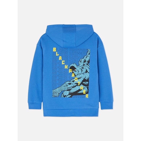 Bộ nỉ áo hoodie màu xanh dư xịn bé trai