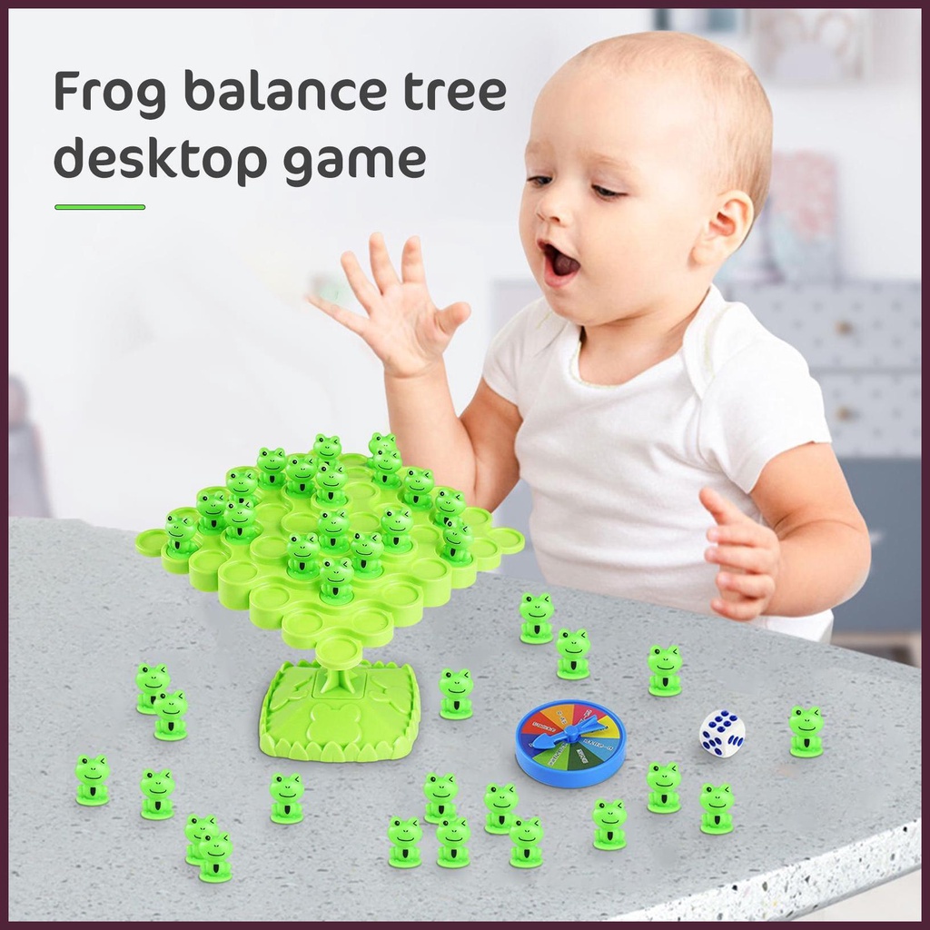 Ếch Cân Bằng Đồ Chơi Xếp Hình Cây Cân Bằng Hình Chú Ếch Dễ Thương Cho Bé Trai Bé Gái