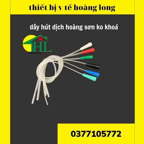 Combo 10 Dây Hút Dịch, Hút Nhớt, Hút Đờm Hoàng Sơn không kiểm soát Các Số 6,8, 10, 12, 14, 16