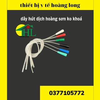 Combo 10 dây hút dịch, hút nhớt, hút đờm hoàng sơn không kiểm soát các số 6,8, 10, 12, 14, 16
