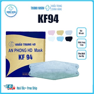 Khẩu Trang KF94 An Phong ,Khẩu Trang Đủ 4 Lớp Có Giấy Kháng Khuẩn