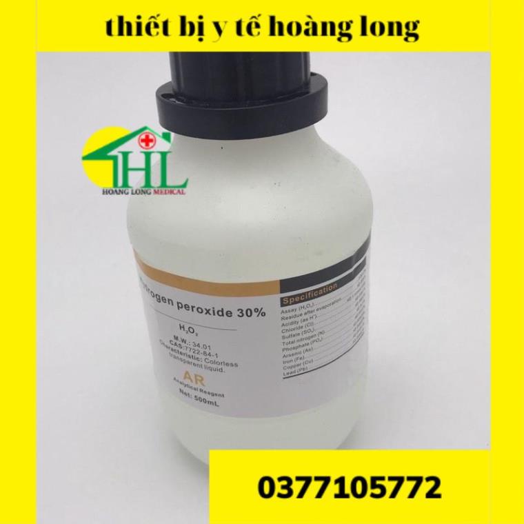 Oxy già Hydrogen peroxide H2O2 30% tinh khiết 500ml