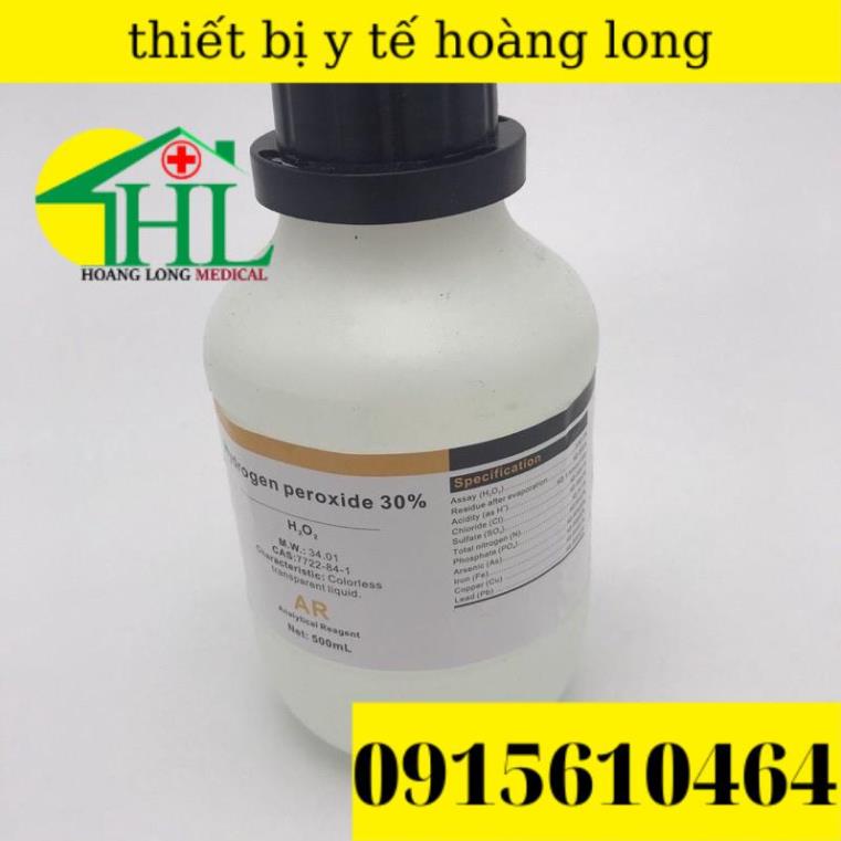 Oxy già Hydrogen peroxide H2O2 30% tinh khiết 500ml