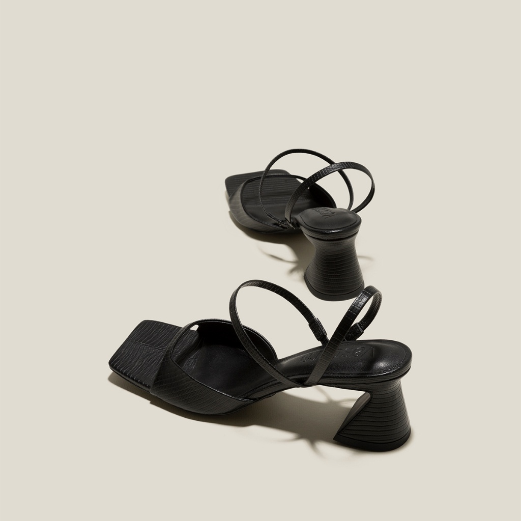 Vascara Giày Sandal Spool Heel Quai Mảnh - SDN 0756