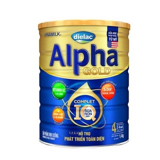 Sữa bột dielac alpha gold iq 4 1400g - cho trẻ từ 2- 6 tuổi