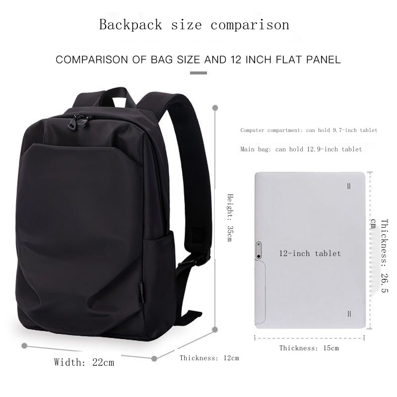 Balo mini Siêu Nhẹ Thiết Kế Đơn Giản Thời Trang Cho Nam