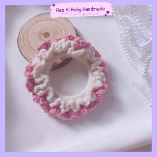 Scrunchies Len Handmade by Heo Hí Hoáy, Dây Thun Cột Tóc Len