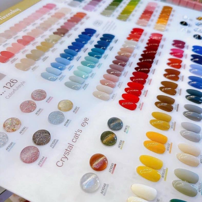 Set sơn 126 màu Aivennhiy cao cấp tặng kèm bảng màu