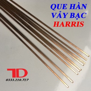 Bạc hàn harris mỹ, 10 que bạc hàn ống đồng