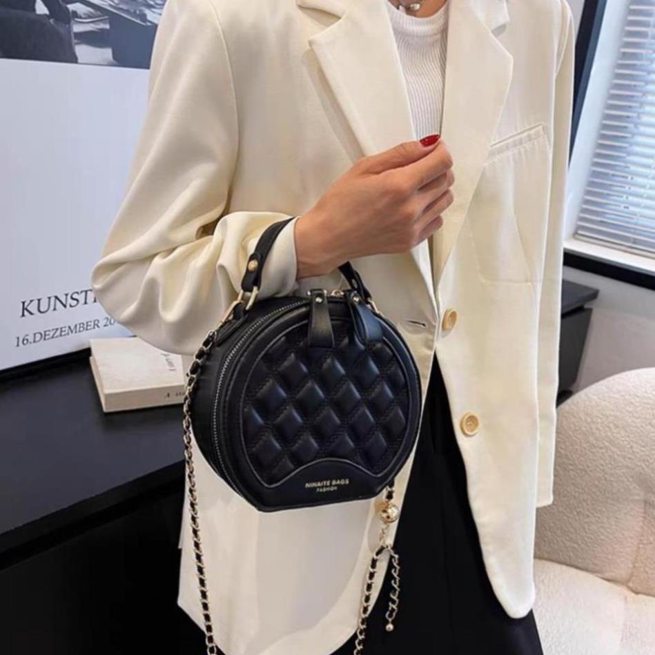 Túi xách đeo chéo nữ dáng tròn thời trang TX60