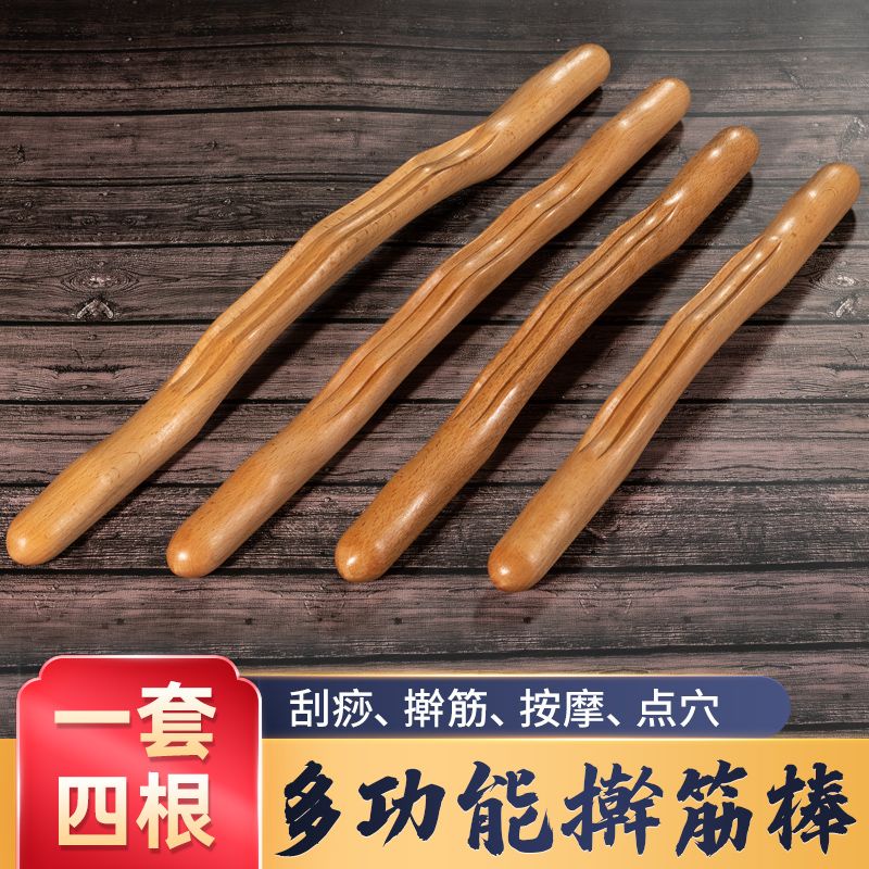 Gua Gậy Lăn Mát Xa Bằng Gân Gân Cho Làm Đẹp