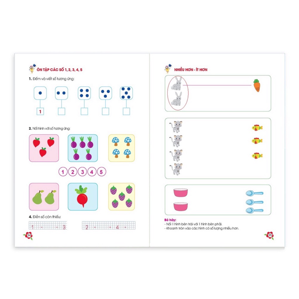 Sách Toán Tư Duy - Dành cho trẻ em từ 4 - 6 tuổi