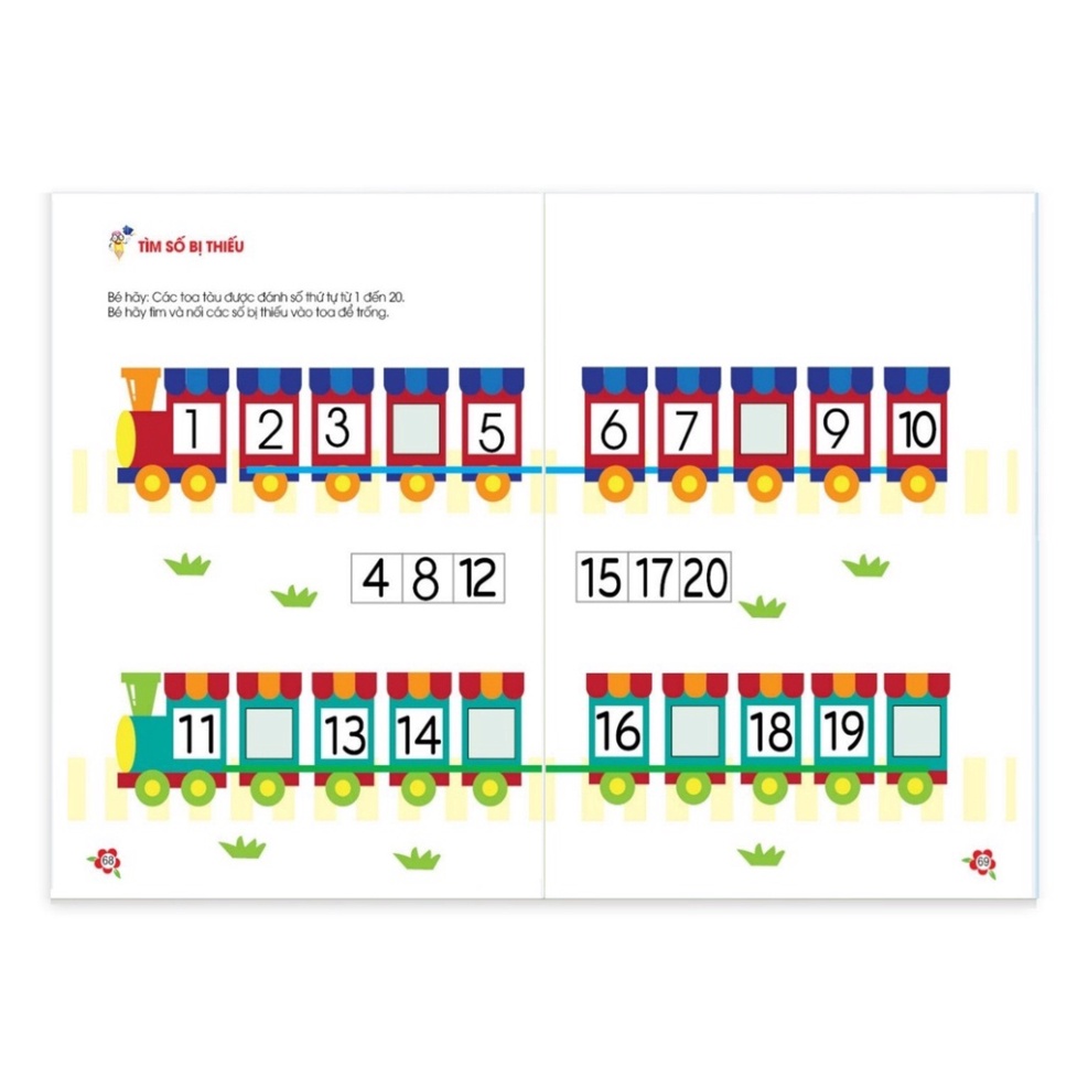 Sách Toán Tư Duy - Dành cho trẻ em từ 4 - 6 tuổi