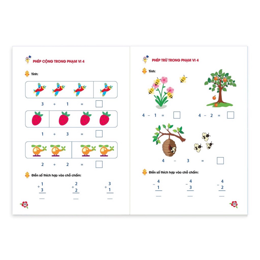 Sách Toán Tư Duy - Dành cho trẻ em từ 4 - 6 tuổi