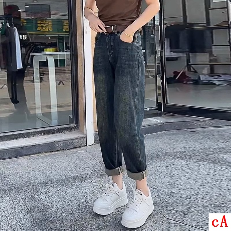 Quần Jean Nữ Lưng Cao Co Giãn Phong Cách Mới Mùa Thu 2023