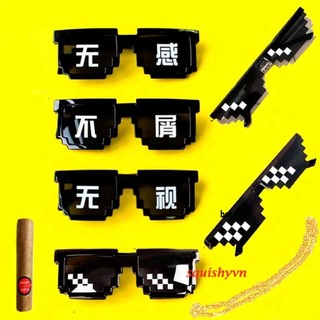 Kính Thug Life 6 Chấm nhiều màu sắc - kính gương thời trang Thug Life Nhiều Màu
