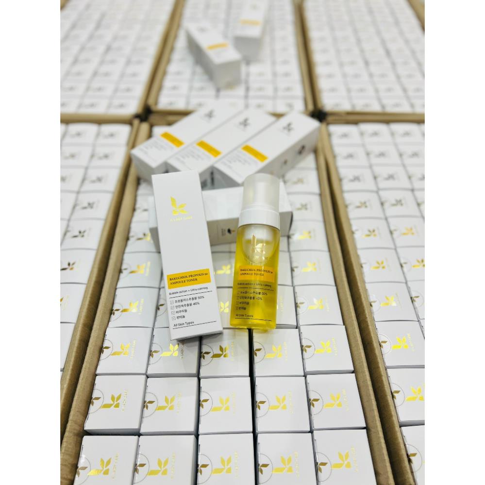 Toner/ nước hoa hồng/ nước cân bằng da với keo ong + bakuchiol K Lady Care, dạng bọt, 150ml - HANA