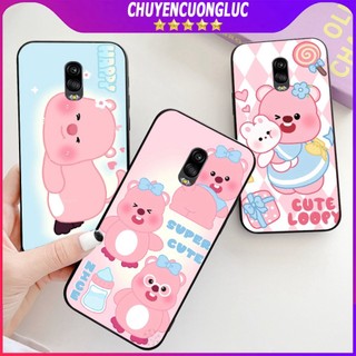 Ốp lưng Samsung j7 plus / ss j7+ lợn, heo Loopy hồng dễ thương 3110