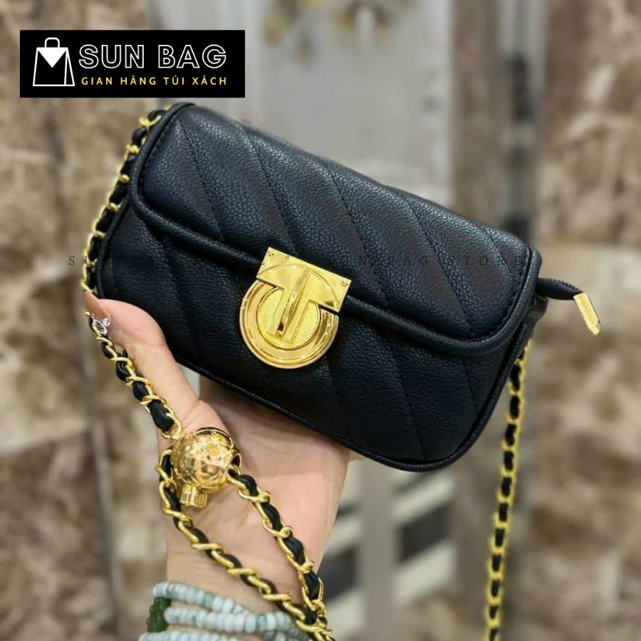 Túi xách nữ đeo chéo, đeo vai, túi cnk đi chơi, đi học, da đẹp, thời trang cao cấp size 18cm SB207
