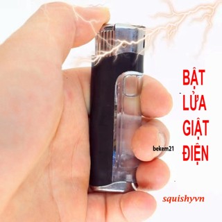 Chiếc bật lửaa giật điện bút điện giật bút shock kẹo cao su đặc giật điện cái hợp tác vui nhộn
