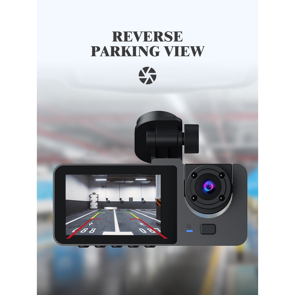 Camera hành trình ONTEKCO A69/A69 pro camera ghi hình ô tô 1080p, ghi hình trước sau và trong xe full HD