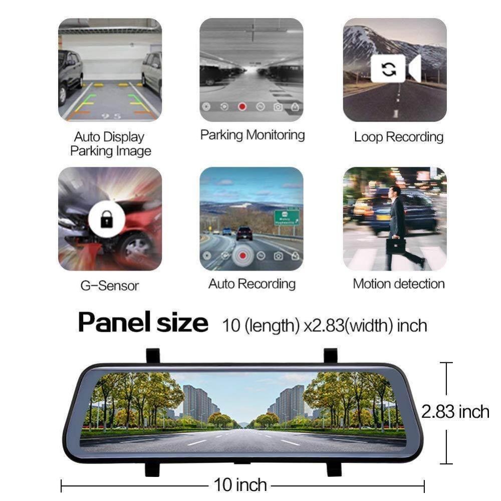 Camera hành trình KG10 PROMAX ONTEKCO wifi Độ phân giải cao - Full HD 2k,ghi hình trước sau - Bảo hành 12 tháng